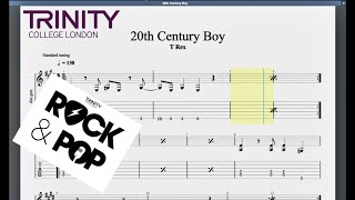 20th Century Boy Trinity Initial grade guitar [upl. by Aitsirt]