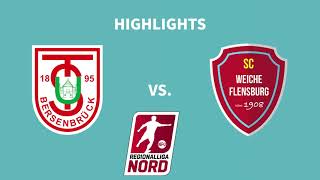 Relegation Hinspiel Regionalliga Nord 2324  TuS Bersenbrück  SC Weiche Flensburg  Highlights [upl. by Hsirap765]