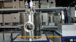 Dual target DC magnetron sputtering coater [upl. by Arahsak]