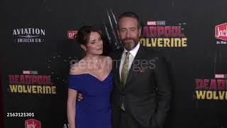 Keeley Hawes Matthew Macfadyen and Ryan Reynolds  quotDeadpool and Wolverinequot World Premiere [upl. by Lapointe]