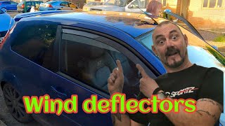 How to fit Wind deflectors to a Ford Fiesta [upl. by Lambrecht136]