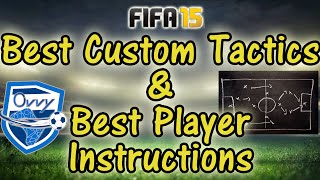 The Best Custom Tactic amp Player Instructions for 352  Best Formation in FIFA 15  TUTORIAL [upl. by Margarita]