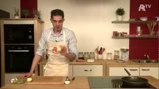 Auchan Recette  Saumon champignon et cacahuètes [upl. by Noam]