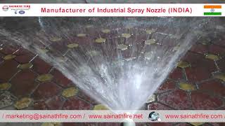 Drencher Nozzle in Fire Fighting by Sainath Fire Mumbai India [upl. by Aytnahs]