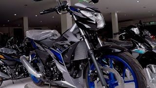 2024 Suzuki RAIDER R150 FI Metallic Matte Fibroin Gray [upl. by Aidaas]