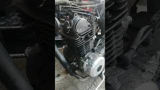 Engine block repair for leak viralvideo motorcycle viralvideo [upl. by Lladnarc335]