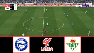 DEPORTIVO ALAVES VS REAL BETIS  LALIGA 20242025  FOOTBALL LIFE 2024 [upl. by Ennaeirb104]