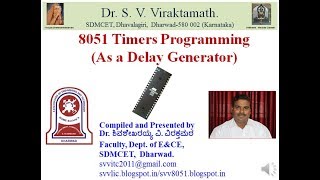 8051 timers programming [upl. by Llenol]