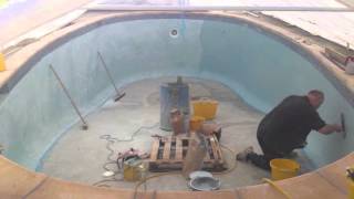 POOL PLASTER UK  PACELITE  BY DIAMOND POOL FINISHERS [upl. by Becker]