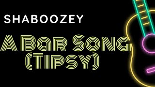 Shaboozey  A Bar Song Lyric Video [upl. by Chlores]