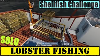 Fishing NORTH ATLANTIC  Shellfish Challenge SOLO Lobster fishing start  No Yankee [upl. by Anha]