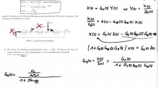 441 Tutorium GMRT  MRT  KIT  Störungsübertragungsfunktion und stationäre Genauigkeit IAnteil [upl. by Aicnerolf314]