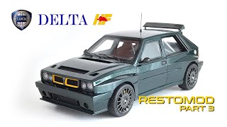 Lancia Delta HF Integrale 124 Italeri  Automobili Amos  Interior and Painting Process PART 3 [upl. by Eatnad]