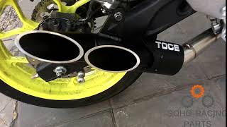 Escape Completo Yamaha Mt03 R3 Multiple y TOCE Slip On [upl. by Namya237]