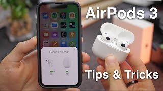 How to use AirPods 3  TipsTricks [upl. by Dulcy904]