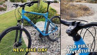 New Bike Day  GT Aggressor Pro  Overview amp First Ride [upl. by Aztiray149]