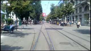 VBZ ZÜRICH TRAM  Linie 13 Frankental  Albisgütli [upl. by Athelstan]