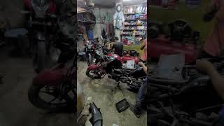 Yamaha FZS V1 Servicing 🛠 bike yamaha [upl. by Pippo]