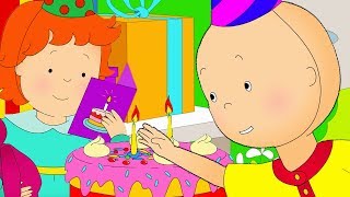 Caillou and Rosies Birthday  Caillou Cartoon [upl. by Ahsenre168]