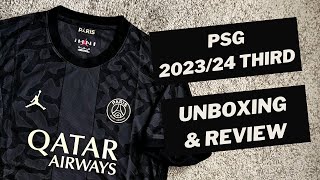 PSG 202324 match third jersey DriFIT ADV Unboxing amp Review [upl. by Ezarra]