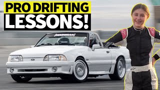 Ken Blocks 14yo Daughter Gets Drift Lessons from Formula Drift Champ Vaughn Gittin Jr [upl. by Schellens935]