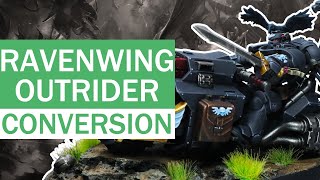 How To Convert Ravenwing Primaris Outriders  Warhammer 40k Conversion [upl. by Ardenia936]