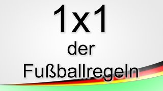 1x1 der Fußballregeln [upl. by Akimot]