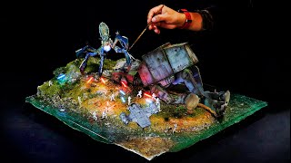 Diorama Of Star War Battles [upl. by Bilat308]