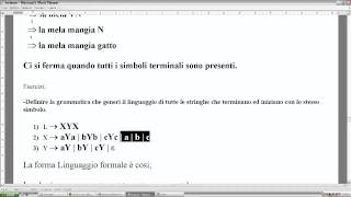 Grammatiche e Derivazioni PARTE 1 [upl. by Ursel]