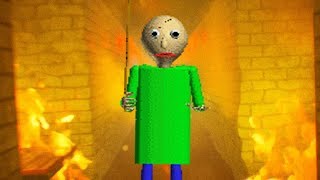 BURNING DOWN BALDIS SCHOOL HOUSE NEW  Baldis Basics in Education and Learning Remastered [upl. by Nelad]