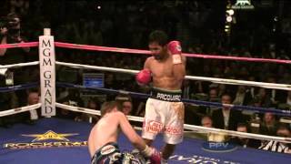 Pacquiao vs Hatton super slow motion KO [upl. by Bluefield]