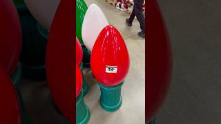 GIANT CHRISTMAS LIGHTS christmas christmasdecor homedepot holidaywithyoutube [upl. by Oiramed]