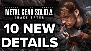 Metal Gear Solid 3 Delta Snake Eater Remake  10 NEW Details You Missed [upl. by Cilegna]