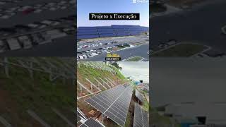 Sistema Fotovoltaico em Talude Projeto X Execução energiasolar [upl. by Eillime934]