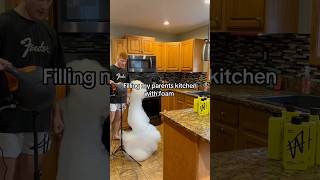 Filling My Parents Kitchen With Foam [upl. by Wurst]