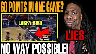 REACTING TO quotLARRY BIRD 60 POINT GAMEquot LEGEND [upl. by Wolk]