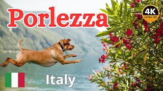 Walking in Porlezza Lakefront Italy 4K  August 2024 [upl. by Roee699]