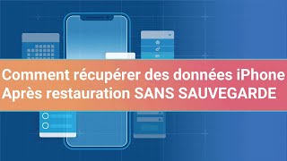 Comment récupérer des données de liPhone après restauration SANS SAUVEGARDE [upl. by Navak361]