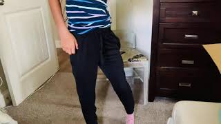 Real Essentials 3 Pack Girls Lounge Joggers Soft Athletic Performance Casual Sweatpants Review [upl. by Leima]