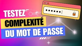 Testez la complexité dun mot de passe en ligne [upl. by Faria121]