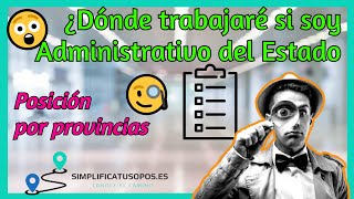 🚝👩‍💼 Dónde trabajaré si soy Administrativo del Estado  🔍Análisis de los destinos por provincias 👨‍💼 [upl. by Gavra]