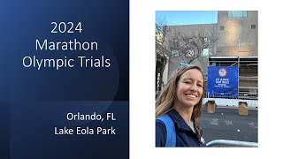 2024 Marathon Olympic Trials  Orlando FL  Lake Eola Park [upl. by Tallie]