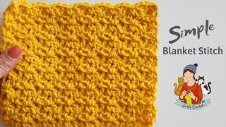 Blanket Stitch  How to Crochet [upl. by Lehplar282]