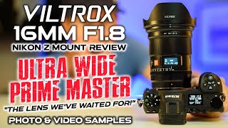 Viltrox AF 16mm F18 Nikon Z Review  THIS IS MY DREAM LENS [upl. by Dahraf]