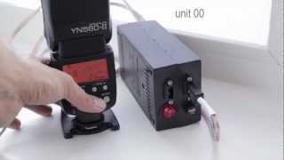 Powering a Yongnuo speedlite from a SLA battery DIY [upl. by Asin]