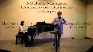 Michele Mangani  Concerto per clarinetto  excerpts [upl. by Pani]