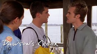 Dawsons Creek  Dawson And Pacey FIGHT Over Joey  Throw Back TV [upl. by Lhamaj]