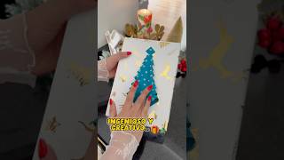 Ingenioso y creativo 🎄🎁🤩 home hacks navidad regalosbonitos [upl. by Annauqahs]