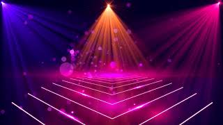 Modern Stage Spotlights Effect Background Video II free animated party lights background for vj [upl. by Aitselec]