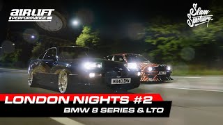 BMW E31 840Ci plus E30 M3 LTO Wide Body  LONDON NIGHTS  Car Audio amp Security  Slam Sanctuary bmw [upl. by Arbba]